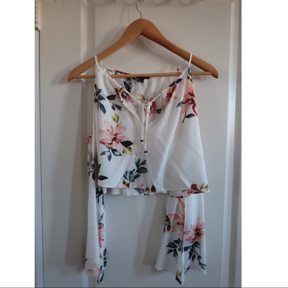 Floral crop top